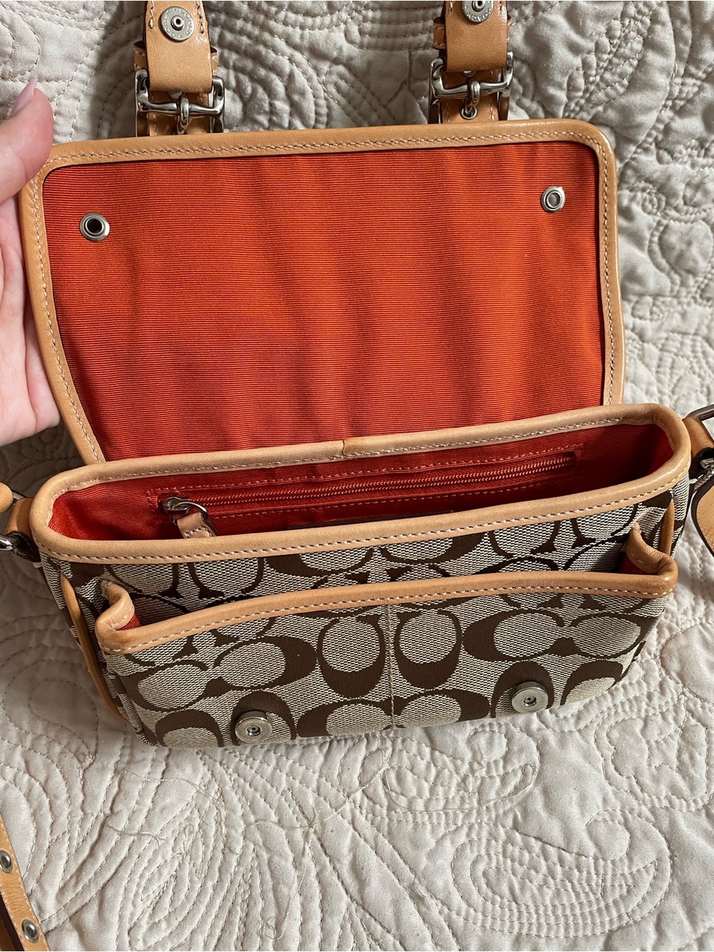 Coach Vintage y2k Signature Mini Field Bag- 6844 - Picture 7 of 10